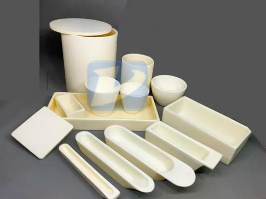99.7% High Purity Alumina Ceramic Crucible for Melting Furnace